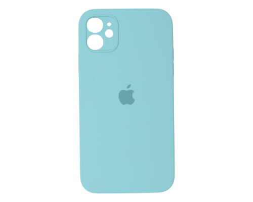 Чохол Silicone Case Квадратні Борти Full Camera iPhone 11 sea blue PLS-00-00102601