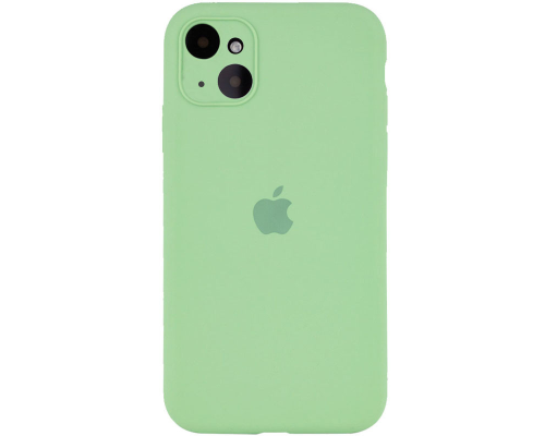 Чохол Silicone Case Full Camera Protective iPhone 14 mint PLS-00-00099939