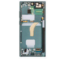 Дисплей Samsung S908 Galaxy S22 Ultra з сенсором та рамкою green (Original) PLS-00-00090146