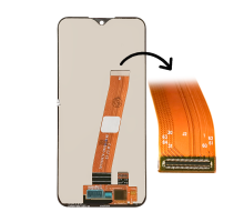 Дисплей Samsung A015 Galaxy A01M (2020) з сенсором black (Wide connector) (Original China) PLS-00-00069675