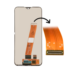 Дисплей Samsung A015 Galaxy A01M (2020) з сенсором black (Wide connector) (Original China) PLS-00-00069675