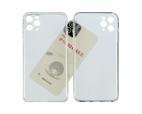 Чохол Silicone KST iPhone 11 Pro Max clear PLS-00-00098853
