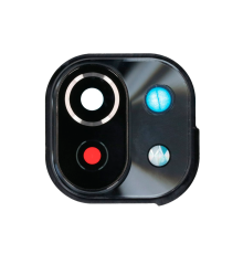 Скло камери Xiaomi Mi 11 Lite з рамкою black (Original) PLS-00-00074837