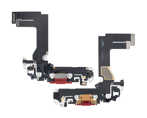 Шлейф iPhone 13 mini з роз'ємом зарядки red (Original Used) PLS-00-00093521