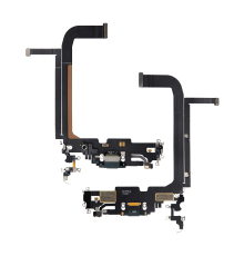 Шлейф iPhone 13 Pro Max з роз'ємом зарядки alpine green (Original Used) PLS-00-00093493