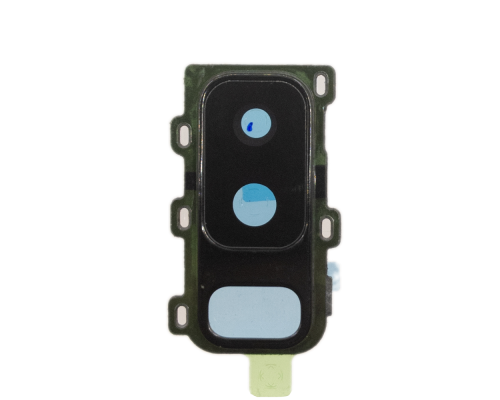 Скло камери Samsung A605 Galaxy A6 Plus 2018 з рамкою black (Original) PLS-00-00042255