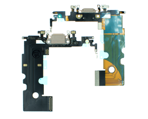 Шлейф iPhone 8 з роз'ємом зарядки gold PLS-00-00033889