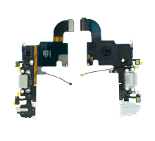 Шлейф iPhone 6S з роз'ємом зарядки white (Original) PLS-00-00079116