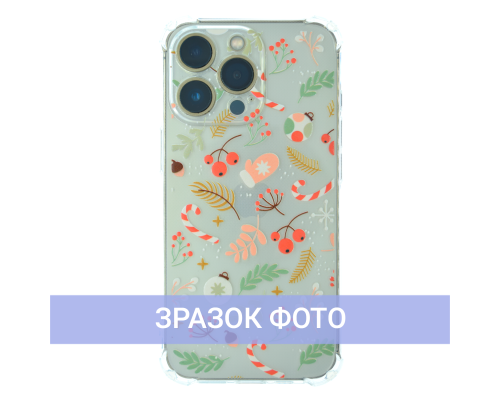 Чохол новорічний (різдвяний) WAVE Christmas Holiday iPhone 13 christmas time PLS-00-00101304