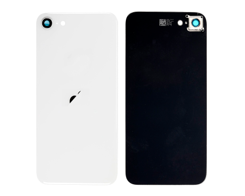 Задня кришка iPhone SE 2 2020 зі склом камери white (Original China) PLS-00-00081125