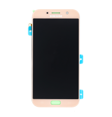 Дисплей Samsung A720 Galaxy A7 (2017) з сенсором pink (Original Refurbished) PLS-00-00026770