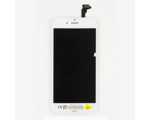 Дисплей iPhone 6 з сенсором та рамкою white (Original Refurbished Touch) PLS-00-00016714
