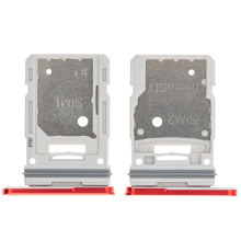 Тримач SIM-карти та карти пам'яті Samsung G780 Galaxy S20 FE Dual Sim red PLS-00-00086785