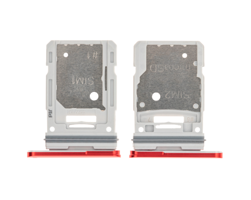 Тримач SIM-карти та карти пам'яті Samsung G780 Galaxy S20 FE Dual Sim red PLS-00-00086785