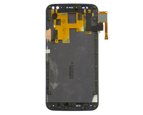 Дисплей Motorola XT1572 Moto X Style з сенсором та рамкою black PLS-00-00013838