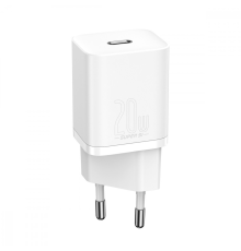 Зарядний пристрій Baseus Super Si 20W 3A 1USB-C white PLS-00-00063059