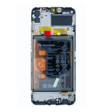 Дисплей Huawei Y6P 2020 з сенсором та рамкою black (Original) PLS-00-00085672
