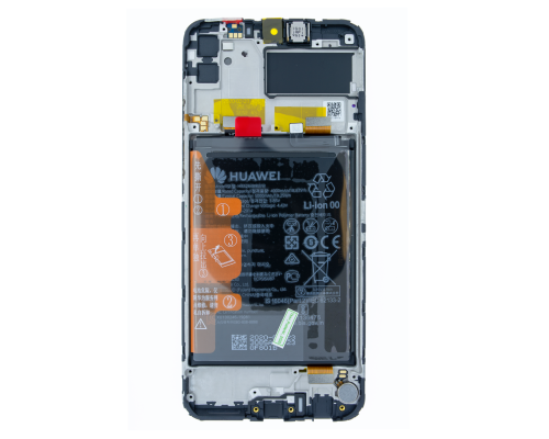 Дисплей Huawei Y6P 2020 з сенсором та рамкою black (Original) PLS-00-00085672