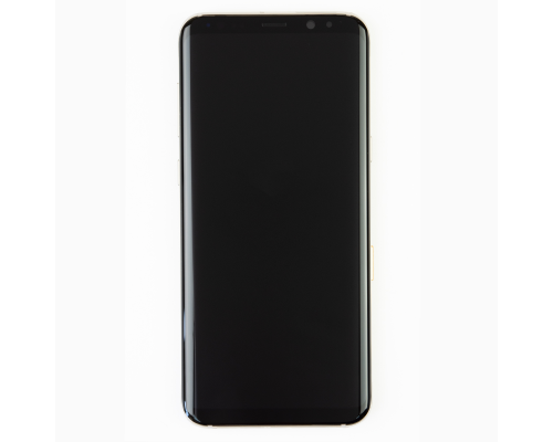 Дисплей Samsung G955 Galaxy S8 Plus з сенсором та рамкою gold (Original) PLS-00-00018187