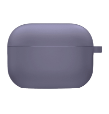 Чохол Silicone Case with Carbine AirPods 3 lavender gray PLS-00-00086922