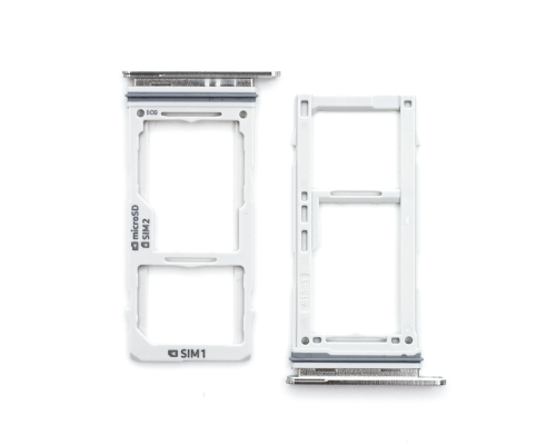 Тримач SIM-карти та карти пам'яті Samsung G975F Galaxy S10 Plus Dual Sim prism white PLS-00-00026611