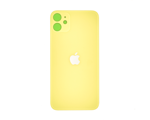 Задня кришка iPhone 11 yellow (Більший отвір) PLS-00-00027623