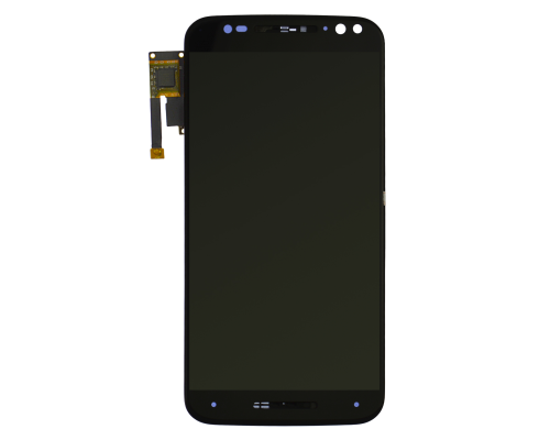 Дисплей Motorola XT1572 Moto X Style з сенсором та рамкою black PLS-00-00013838