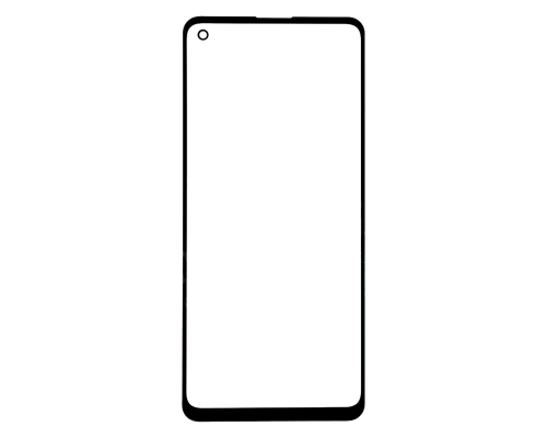 Скло дисплея Samsung A217 Galaxy A21s (2020) з OCA плівкою black (SJ) PLS-00-00077997