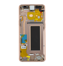 Дисплей Samsung G960 Galaxy S9 з сенсором та рамкою gold (Original) PLS-00-00025333
