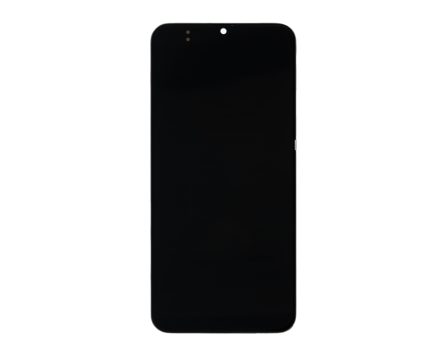 Дисплей Samsung A205 Galaxy A20 (2019) з сенсором та рамкою black (OLED) (Big size) PLS-00-00043648