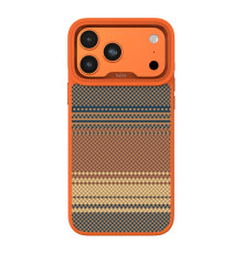 Чохол Kajsa Resort Collection Gradient Stripe with MagSafe для iPhone 17 Pro Orange Plus O-Ring ma95867_248882 2020000507192