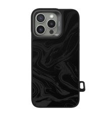 Чохол Kajsa Glamorous Collection Fluid Art with MagSafe для iPhone 16 Pro Black ma96247_249655 2020000507802