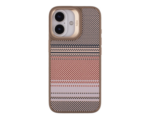 Чохол Kajsa Resort Collection Gradient Stripe with MagSafe для iPhone 17 Desert Gold ma96251_249681 2020000507567