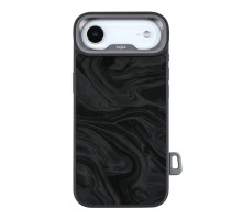 Чохол Kajsa Glamorous Collection Fluid Art with MagSafe для iPhone 17 Air Black O-Ring ma96244_249645 2020000507697