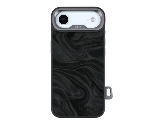Чохол Kajsa Glamorous Collection Fluid Art with MagSafe для iPhone 17 Air Black O-Ring ma96244_249645 2020000507697