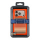 Чохол Kajsa Resort Collection Gradient Stripe with MagSafe для iPhone 17 Pro Orange Plus O-Ring ma95867_248882 2020000507192