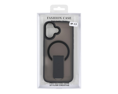 Чохол TPU+PC FlexGuard Magnetic Ring Stand для iPhone 17 Black ma38100_3667537 2020000500032