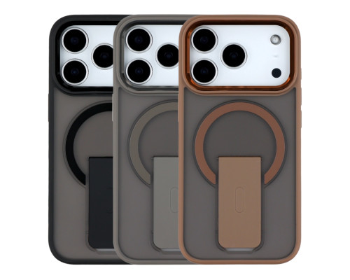 Чохол TPU+PC FlexGuard Magnetic Ring Stand для iPhone 17 Pro Titanium ma38102_3667560 2020000500162