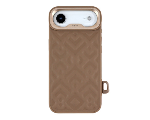 Чохол Kajsa Briquette Collection Rhombus with MagSafe для iPhone 17 Air Desert Gold O-Ring ma39046_3869661 2020000509424