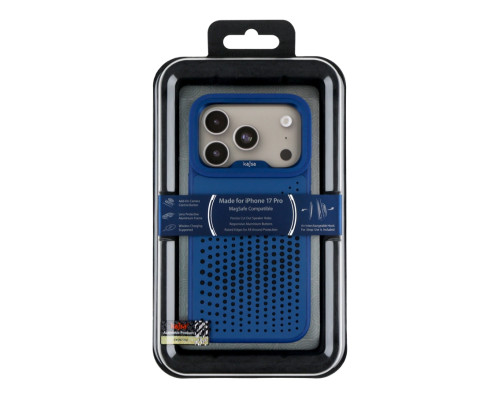 Чохол Kajsa Splendid Collection Circle with MagSafe для iPhone 17 Pro Blue Plus O-Ring ma129242_333644 2020000509042
