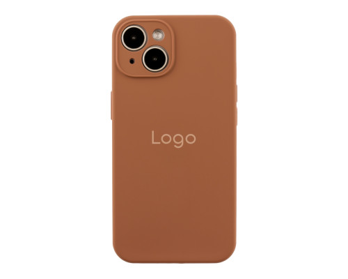Чохол Silicone Case Full Size with Frame для iPhone 14 93.New Brown ma31935_3867701 2020000488941