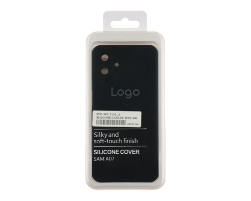 Чохол Liquid Silicone (AA) Full Camera для Samsung Galaxy A07 (A075) 18.Black ma38187_3667792 2020000509820