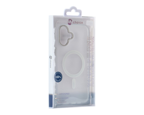 Чохол TPU+PC Goldencis Matte with MagSafe для iPhone 17 White ma39000_3869529 2020000496700