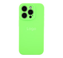 Чохол Silicone Case Full Size with Frame для iPhone 15 Pro Max М'ята упаковка 32.Green ma236523_627418 2020000515883