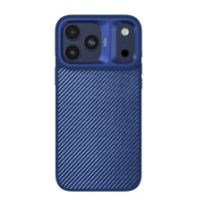 Чохол Kajsa Glamorous Collection Straw Mat Pattern with MagSafe для iPhone 17 Pro Max Blue Plus B-Ring ma240425_634677 4894505280625