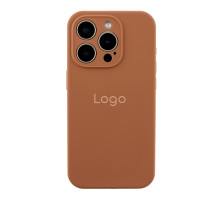 Чохол Silicone Case Full Size with Frame для iPhone 15 Pro Max 93.New Brown ma32787_3867716 2020000488965