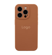 Чохол Silicone Case Full Size with Frame для iPhone 15 Pro Max 93.New Brown ma32787_3867716 2020000488965