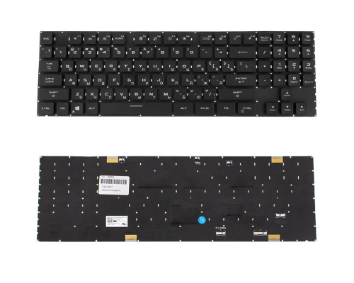 Клавіатура для ноутбука ASUS (G733 series) rus, black, без фрейму, підсвічування клавіш (Per key) (2021) NBB-108604