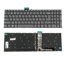 Клавіатура для ноутбука LENOVO (IdeaPad: 5-15) rus, black, без фрейма, підсвічування клавіш NBB-110955