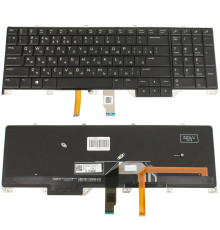 Клавіатура для ноутбука DELL (Alienware: 17 R4, 17 R5) rus, black, підсвічування клавіш(RGB) - версія 1